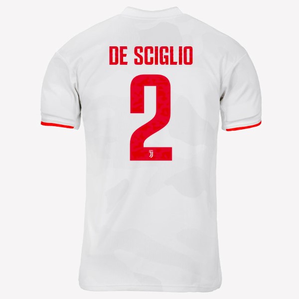 Camiseta Juventus NO.2 De Sciglio Segunda equipo 2019-20 Gris Blanco